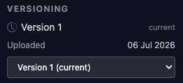 Versioning