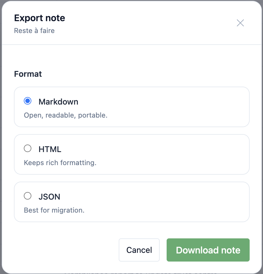 Grant Mind open exports and web clipper